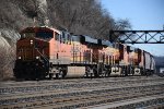 Westbound grain train